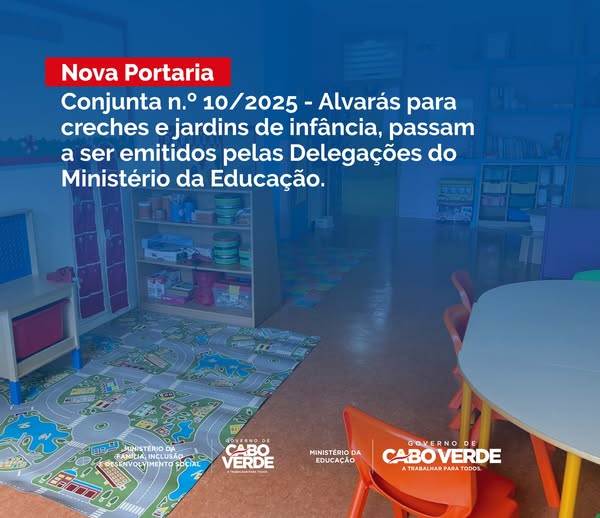 𝗣𝗼𝗿𝘁𝗮𝗿𝗶𝗮 𝗻.º 𝟭𝟬/𝟮𝟬𝟮𝟱 – 𝗗𝗲𝘀𝗰𝗲𝗻𝘁𝗿𝗮𝗹𝗶𝘇𝗮𝗱𝗮 𝗲𝗺𝗶𝘀𝘀𝗮̃𝗼 𝗱𝗲 𝗮𝗹𝘃𝗮𝗿𝗮́𝘀 𝗽𝗮𝗿𝗮 𝗰𝗿𝗲𝗰𝗵𝗲𝘀 𝗲 𝗷𝗮𝗿𝗱𝗶𝗻𝘀 𝗱𝗲 𝗶𝗻𝗳𝗮̂𝗻𝗰𝗶𝗮