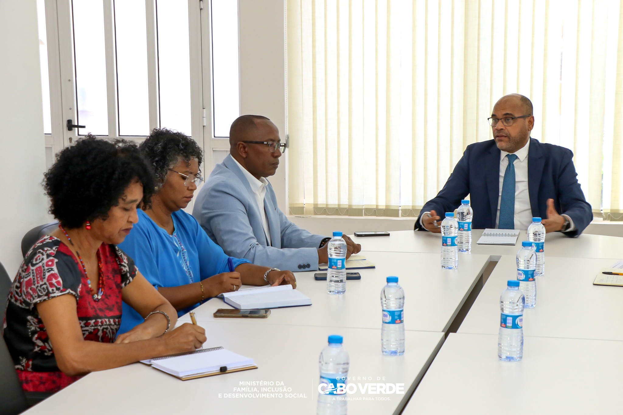 Ministro recebe nova Direção da Plataforma das Organizações Não Governamentais de Cabo Verde 