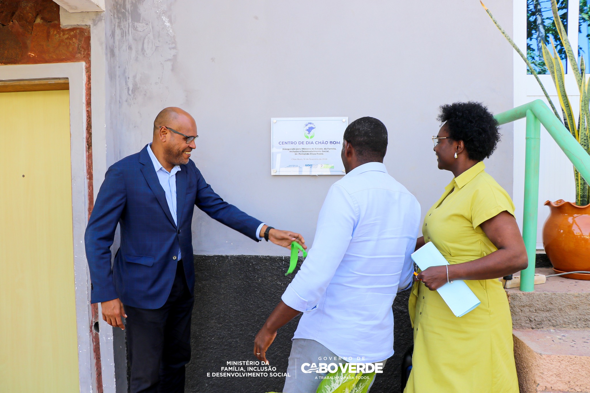 Inauguração do Centro de Dia em Tarrafal na localidade de Chão Bom